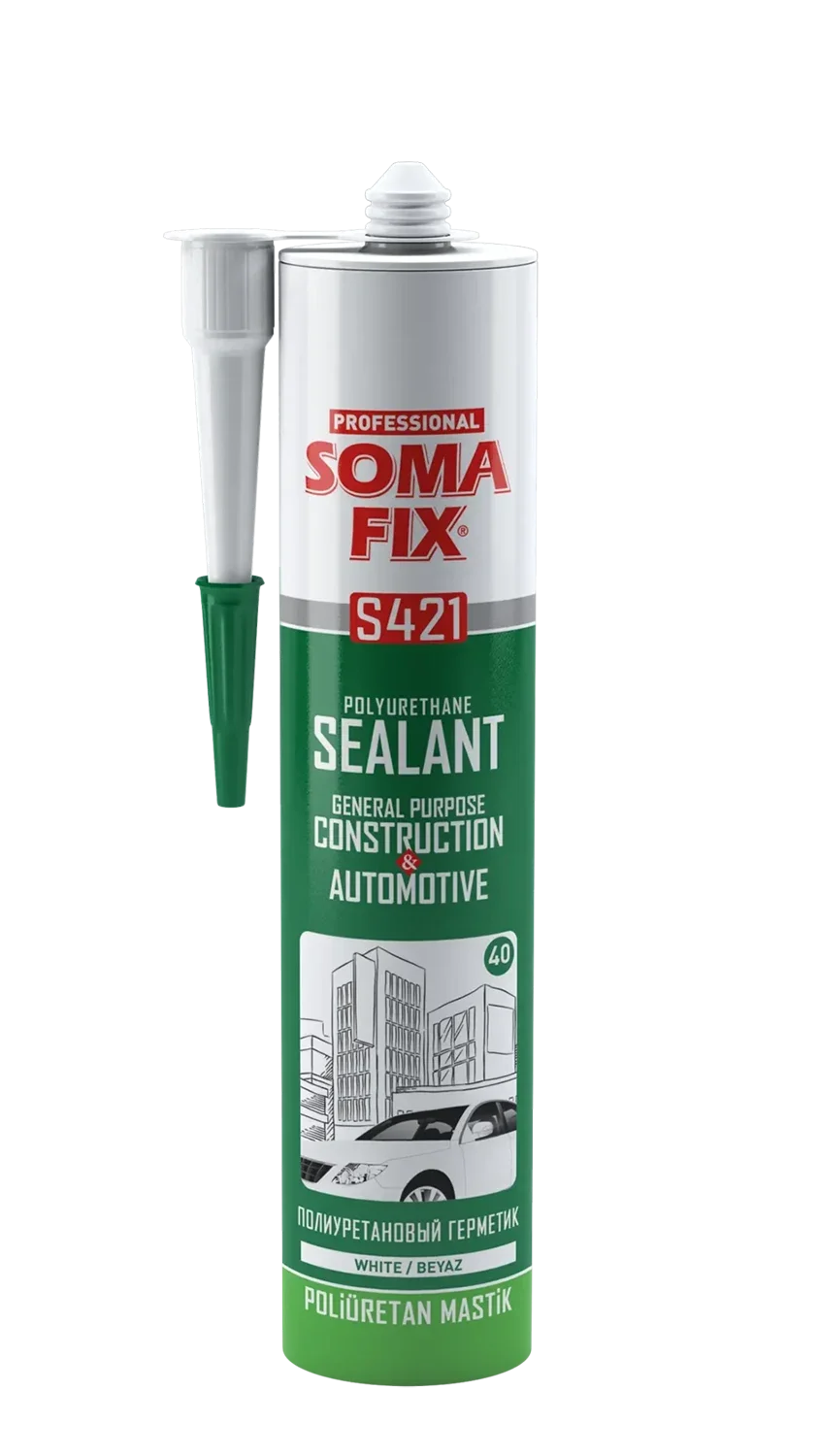 S421 Poliüretan Genel Amaçlı İnşaat & Otomotiv Mastiği