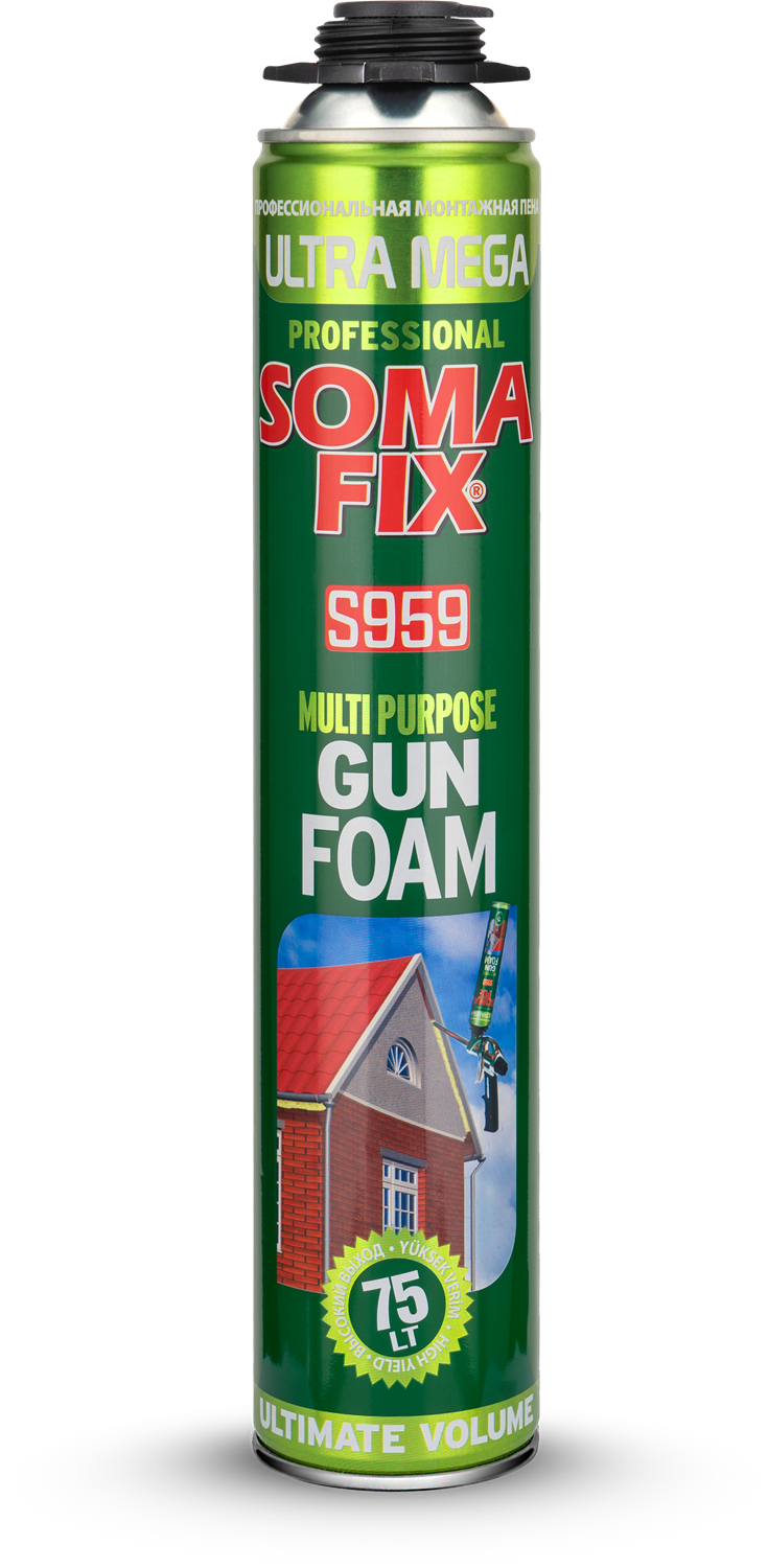 S959 Somafix Ultra Mega Tabancalı Poliüretan Köpük