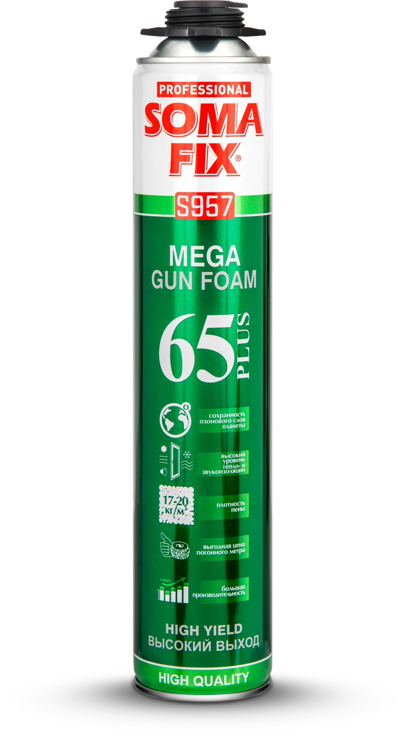 S957 Somafix Mega Plus Tabancalı Poliüretan Köpük