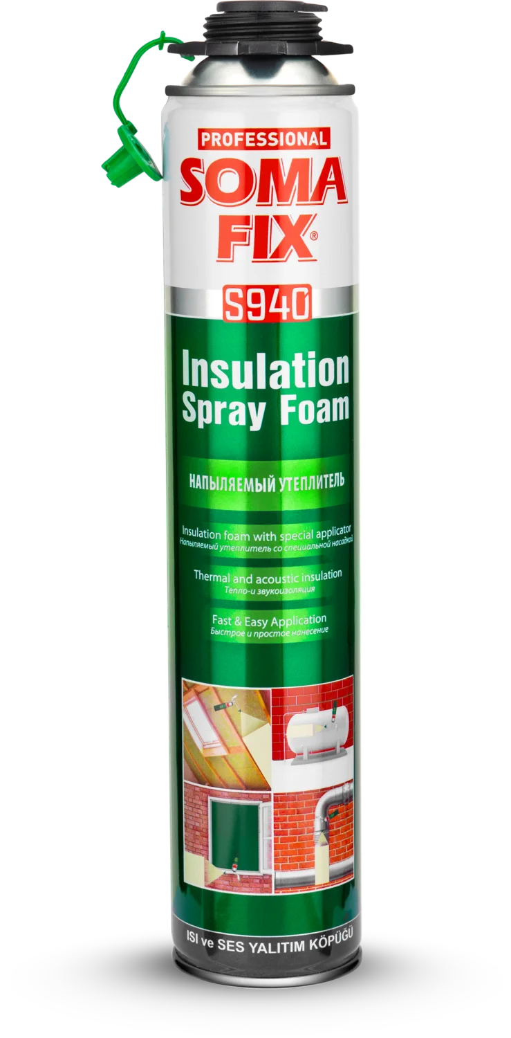 S940 Somafix Tabancalı Isı ve Ses Yalıtım Köpüğü