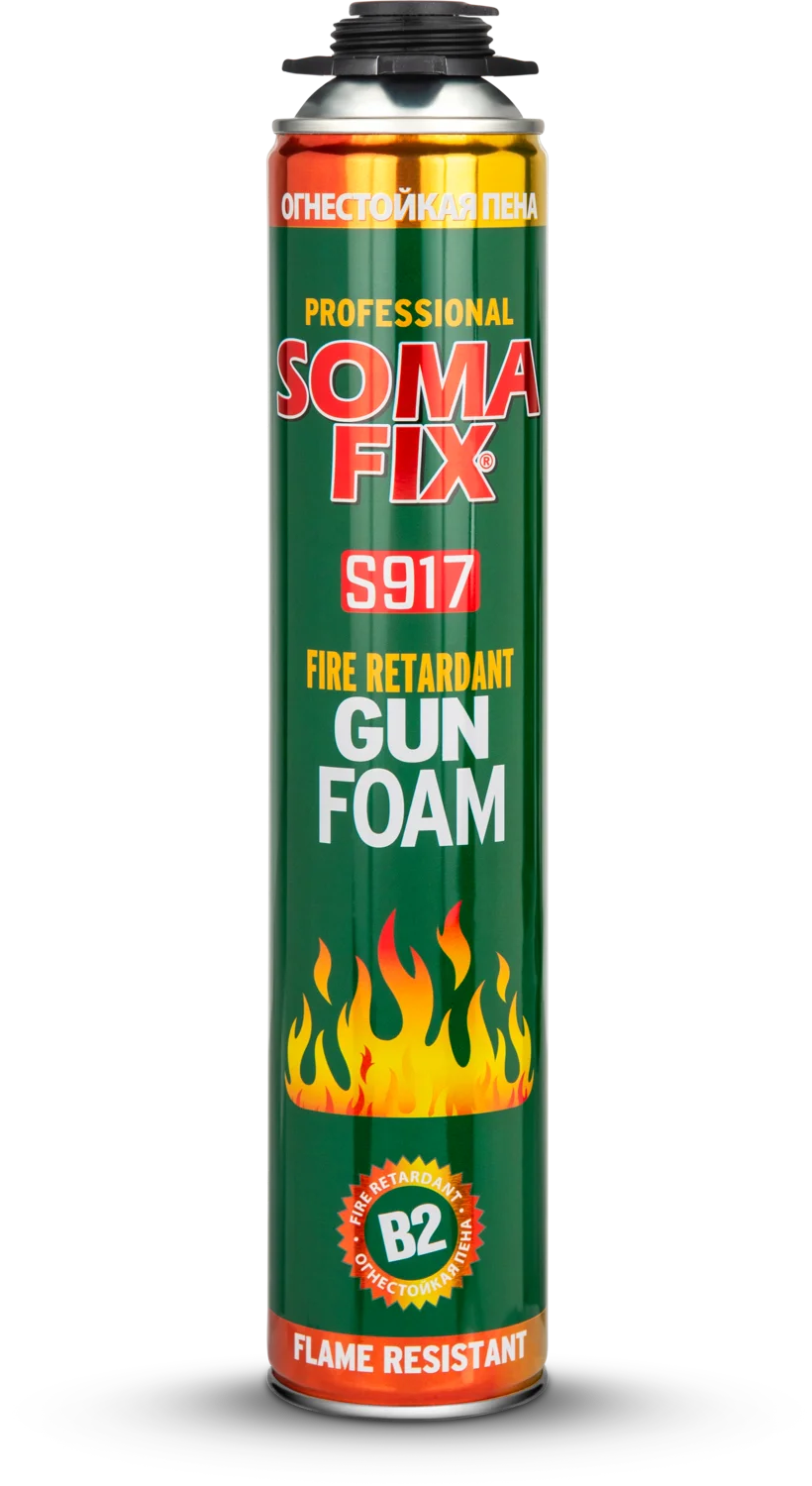 S917 Somafix Yangına Dayanıklı B2 Tabancalı Poliüretan Köpük