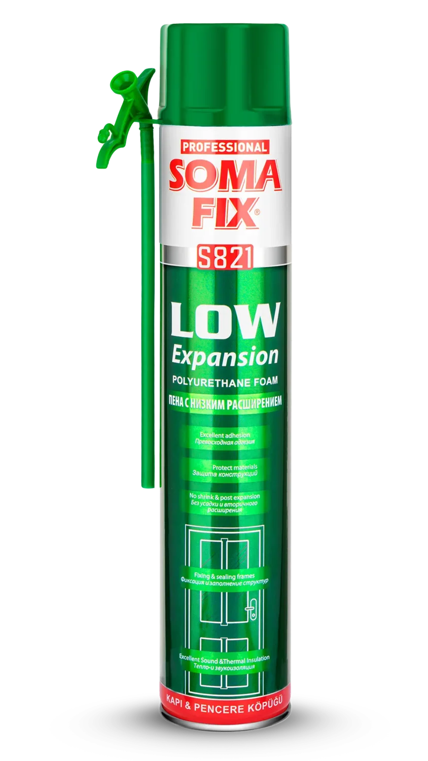 S821 Somafix Az Genleşen Poliüretan Köpük