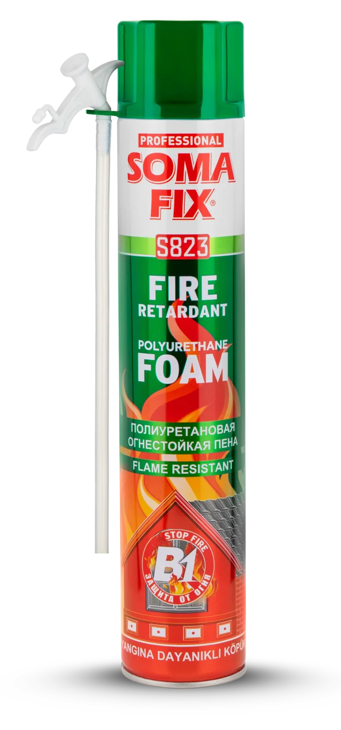 S823 Somafix Yangına Dayanıklı B1 Poliüretan Köpük
