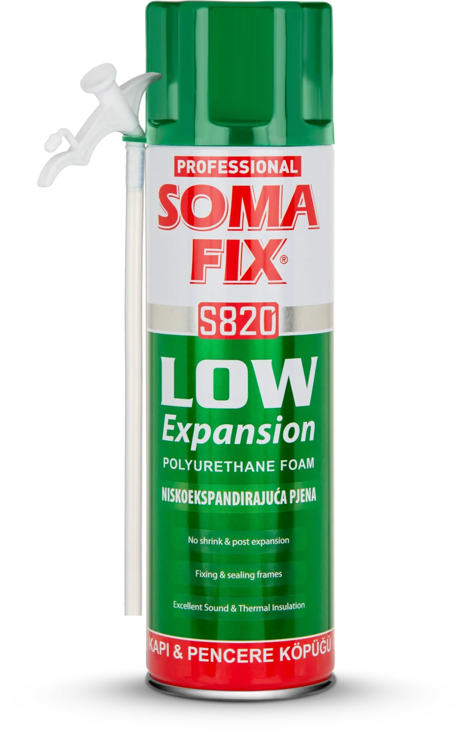 S820 Somafix Az Genleşen Poliüretan Köpük