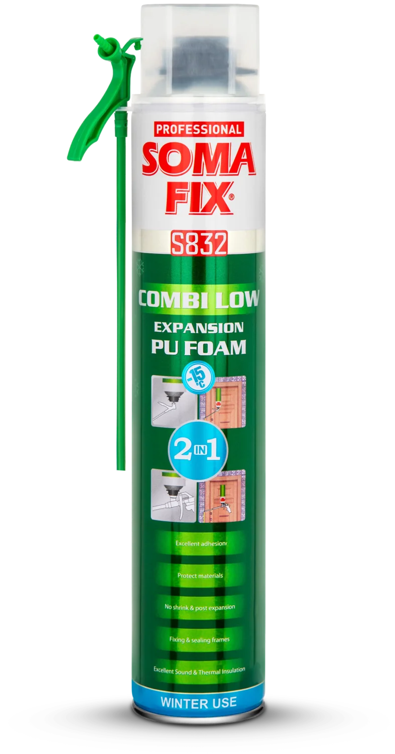 S832 Somafix 2in1 Combi Az Genleşen Poliüretan Köpük