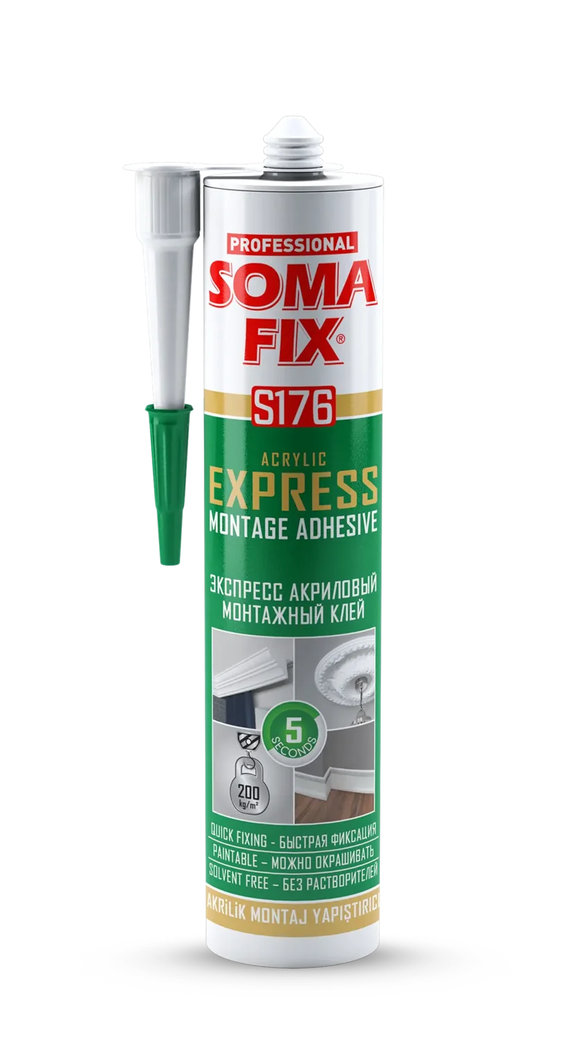 S176 Akrilik Ekspres Montaj Yapıştırıcı