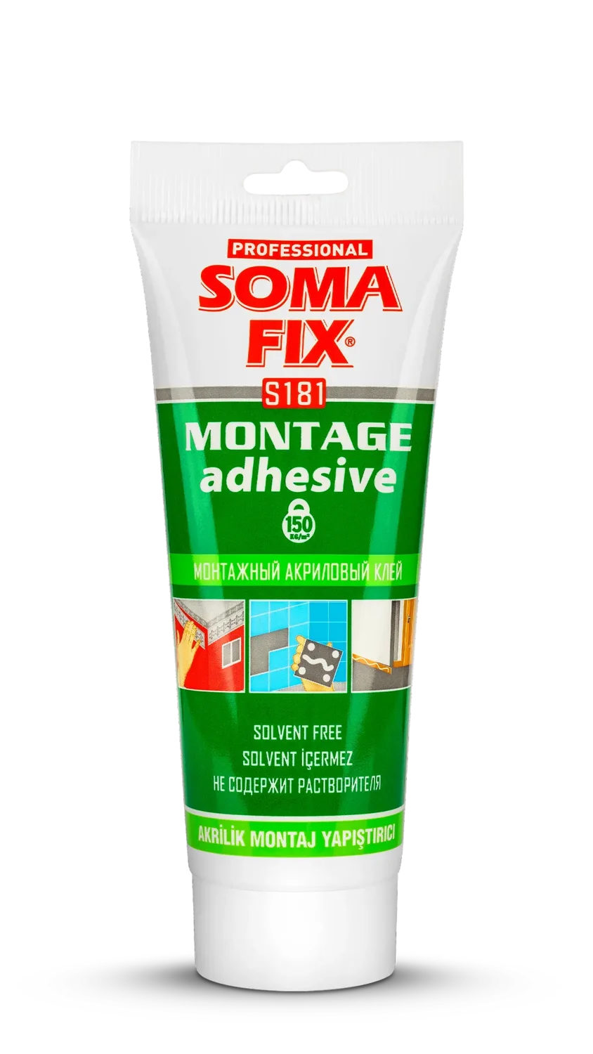 S181 Akrilik Montaj Yapıştırıcı (Tüp)