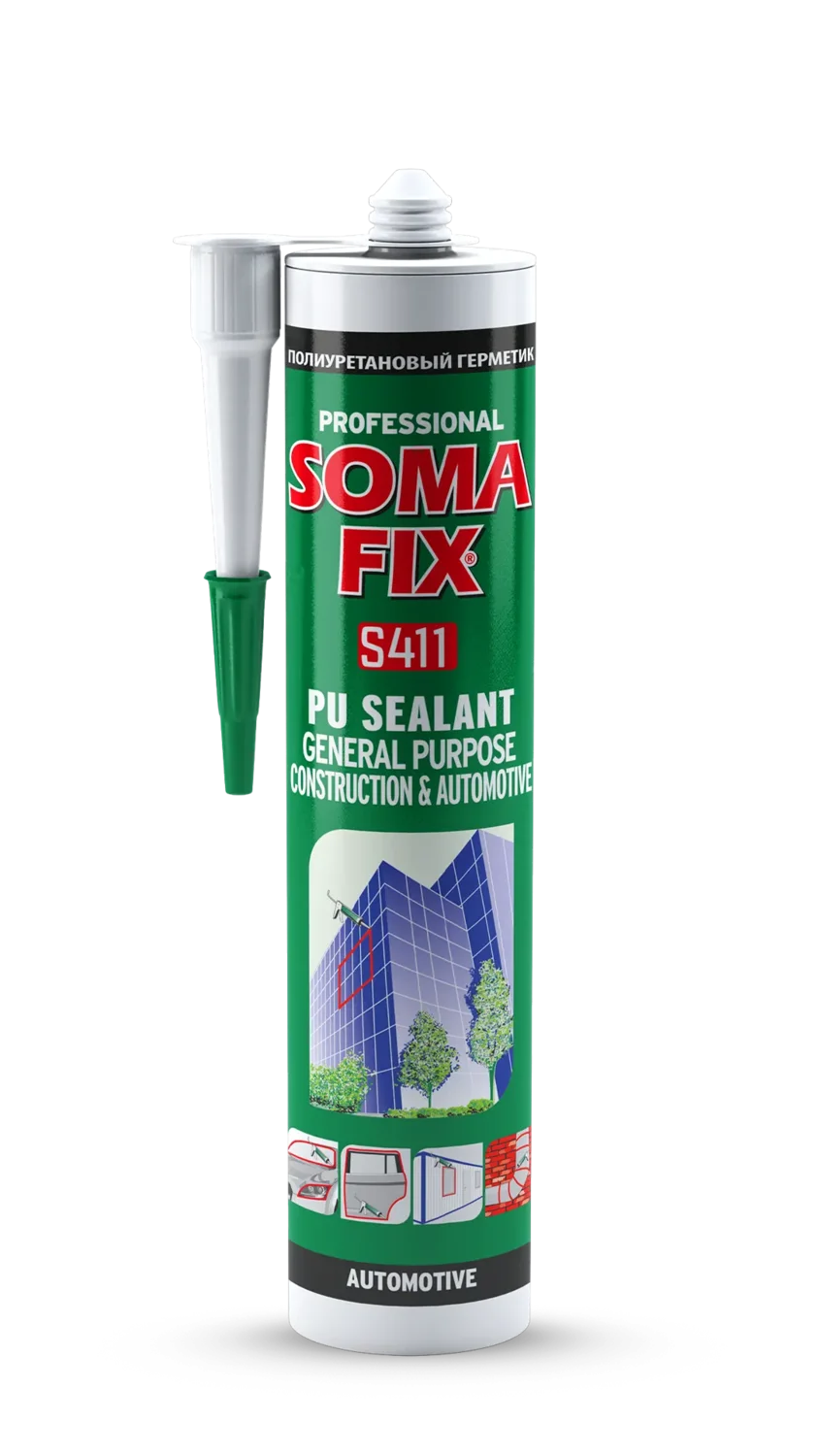 S411 Poliüretan Genel Amaçlı İnşaat & Otomotiv Mastiği