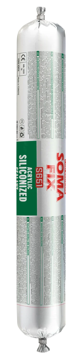 S651 Akrilik Silikonize Mastik Sosis