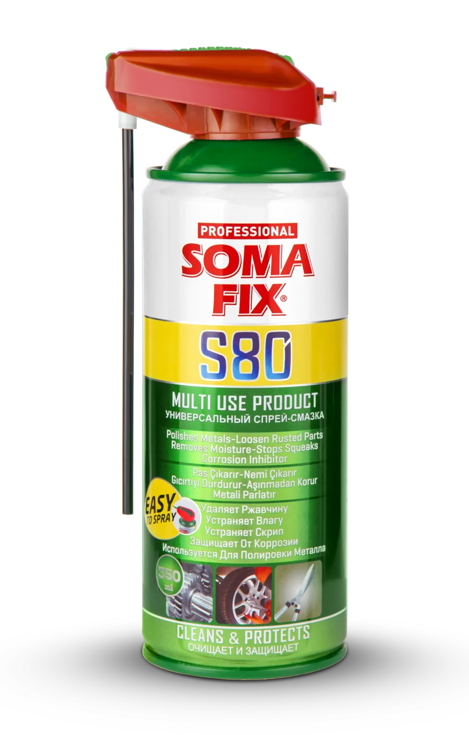 S80 Somafix Özel Başlıklı Çok Amaçlı Sprey