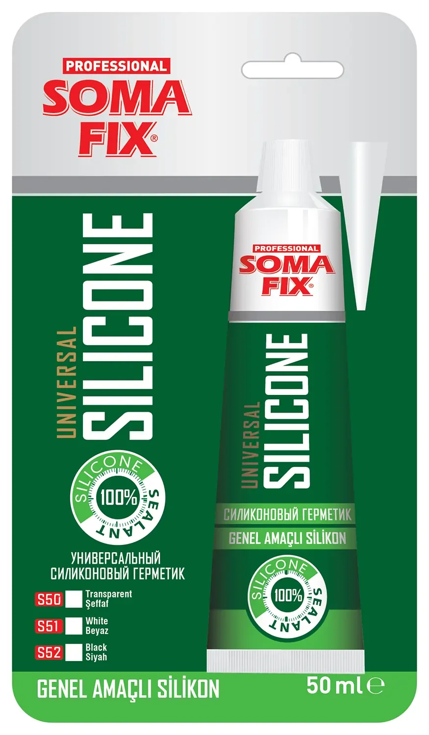 S50 Genel Amaçlı Tüp Silikon